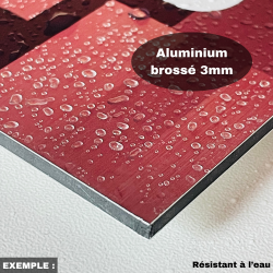 Tablier de baignoire sur mesure uni gris foncé PVC et aluminium