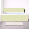 Tablier baignoire sur mesure uni beige – PVC & alu