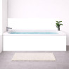 Tablier baignoire sur mesure uni blanc – PVC & alu