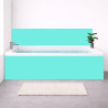 Tablier baignoire sur mesure Bleu Pastel – PVC & alu