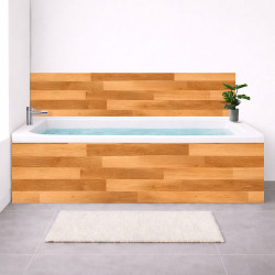 Tablier baignoire sur mesure Chêne Naturel Contemporain