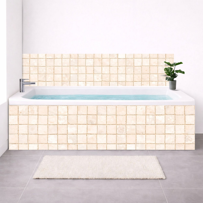 Tablier baignoire sur mesure Effet Zellige Artisanal