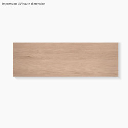 Tablier baignoire sur mesure Chêne Lumière – PVC & alu