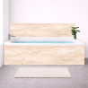Tablier baignoire sur mesure Pierre Travertin Clair