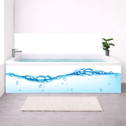 Tablier baignoire sur mesure Bulles Aqua Pure – PVC & alu