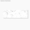 Tablier baignoire sur mesure effet marbre blanc – PVC & alu