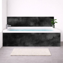 Tablier baignoire sur mesure Nuages Noirs – PVC & alu