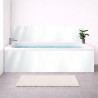 Tablier baignoire sur mesure style épuré blanc – PVC & alu
