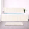 Tablier baignoire sur mesure Lignes Verticales Ivoire