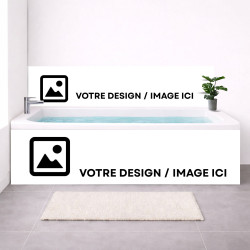 Tablier baignoire sur mesure visuel au choix – PVC & alu