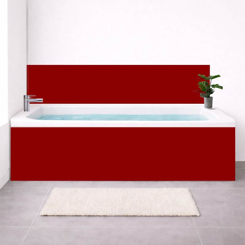 Tablier baignoire Rouge Brique | Tablier-Baignoire.fr