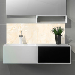 Crédence Marbre Beige Impérial salle de bain