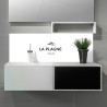 Crédence La Plagne salle de bain sur mesure