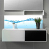 Crédence Bulles Aqua Pure salle de bain