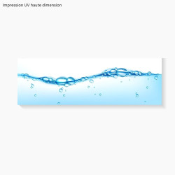 Crédence Bulles Aqua Pure salle de bain