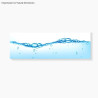 Crédence Bulles Aqua Pure salle de bain