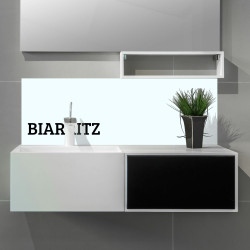 Crédence Biarritz salle de bain sur mesure