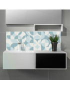 Crédence salle de bain originale sur mesure — Motifs et paysages